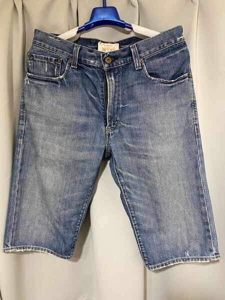 Levi's 520 SLOUCH SKINNYデニムショーツ w32 501 shorts