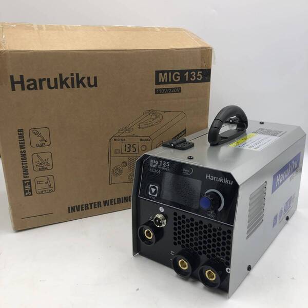 【未検品】Harukiku MIG135 ノンガス半自動溶接機 /Y30732-J2