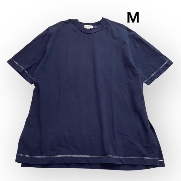 【送料無料】BEAUTY&YOUTH UNITED ARROWS 半袖Tシャツ カットソー クルーネック ネイビー コットン100% メンズM