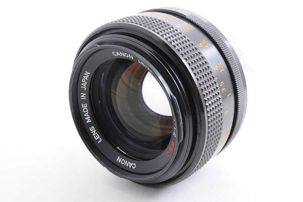 CANON FD 55mm F/1.2 S.S.C. マニュアルフォーカス フィルムカメラ レンズ @4163