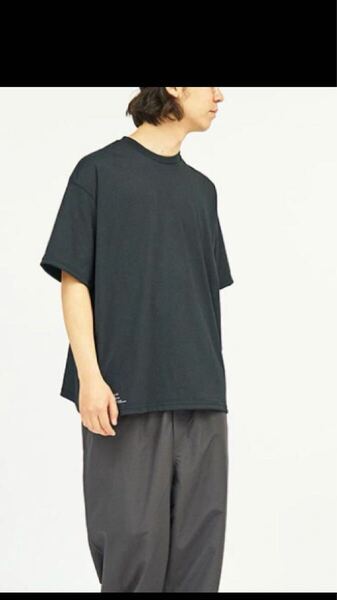 FreshServicedry jersey s/s crew neck teeネイビー 半袖Tシャツ L