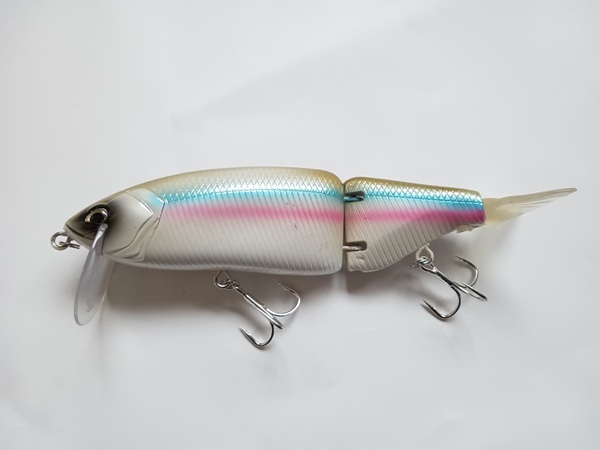 ミルキーワカサギカラー チャイニークラッシュ 160mm 59g タイニークラッシュ風 ジョイントルアー バス釣り シーバス ライギョ ナマズ
