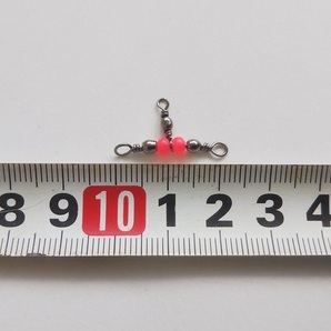 トリプルサルカン 三又サルカン #12 小さめ 20個 セット 縦約2.2cm 横約1.1cm 捨てオモリ仕掛け 胴突き仕掛けに カワハギ マダイ