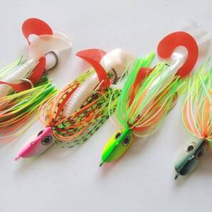 鯛ラバ タイラバ 20g超 固定式 4色セット マダイ ヒラメ マゴチ 根魚 ロックフィッシュ ハタ ソイ クエ メバル