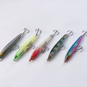 シンキングペンシル 細身 9g 7cm 5色 セット シンペン ペンシル ベイト シーバス 青物 根魚 フラットフィッシュ ミノー プラグ TypeA