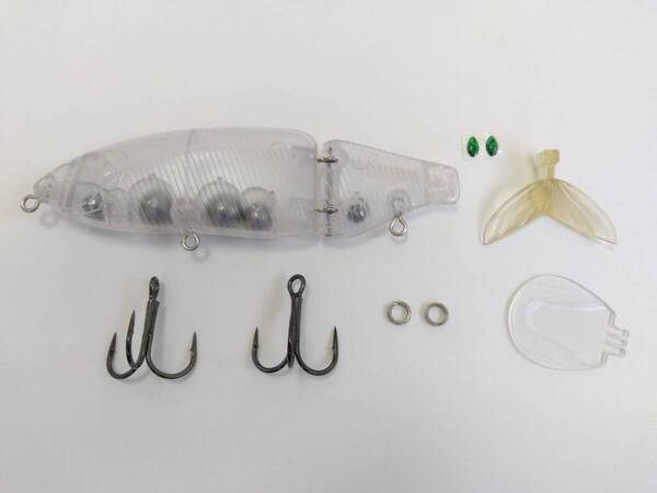 チャイニークラッシュ 未塗装 フルセット 14.5cm 50g ブランク ルアー タイニークラッシュ風 フローティング ジョイント ミノー