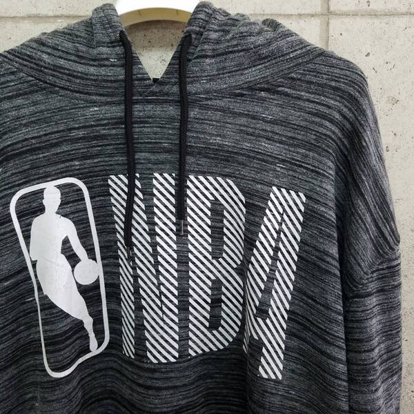 中古 アメリカ古着 NBA エヌビーエー パーカー スウエット トレーナー メンズ 2XL XXL 3L 灰色 グレー ビンテージ 送料無料