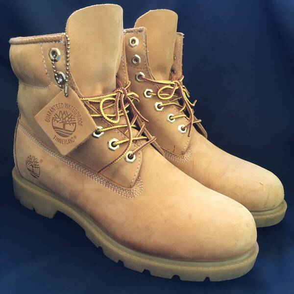 中古 Timberland ティンバーランド ロングブーツ メンズ 8W/10066 8240 26cm 本革レザー ブラウン ヌバッグ スエード スウェード 送料無料