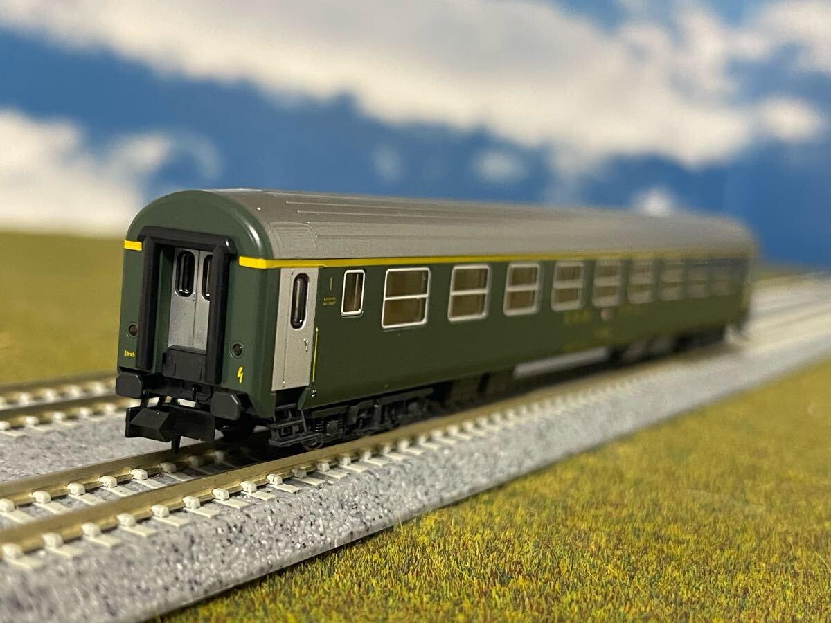 kato レムケSBB RIC 旧ロゴ1等2等、食堂車6両 室内灯標準装備レア品 Yahoo!オークション -「kato sbb」(外国車輌) (Nゲージ)の落札
