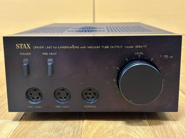 即決/送無 STAX スタックス SRM-T1 幻のツイントランス版=極初期のみ/極めて希少 双3極管:米国/GE=6FQ7/6CG7 真空管/半導体=ハイブリッド