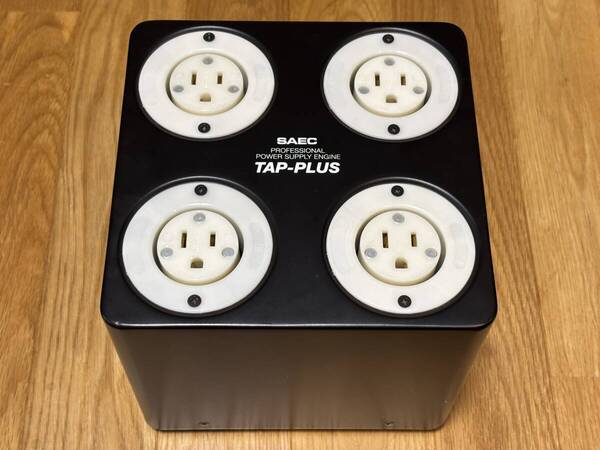 即決/送無 SAEC サエク TAP-PLUS 30周年記念=最上級/電源タップ 波形整形=巨大/トロイダルトランス 雑音除去=アモルファスコア採用フィルタ