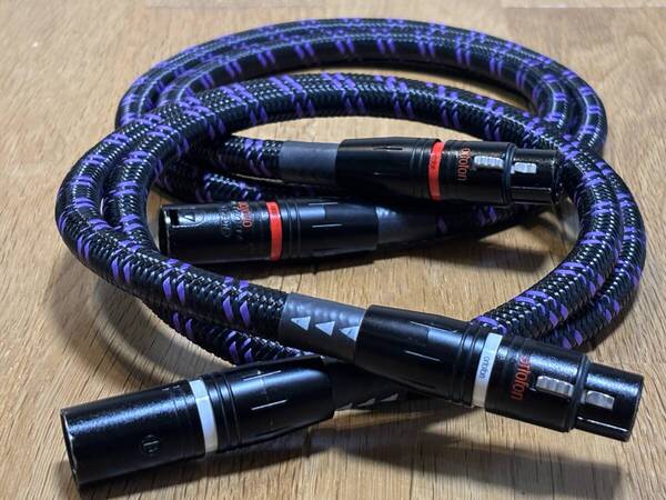 即決/送無 Ortofon オルトフォン Reference 8NX 究極/限界/最高純度=8n銅+4種/複合導体&4種/異径素線 異種独立/Quadra=4芯 ロジウム端子 1m