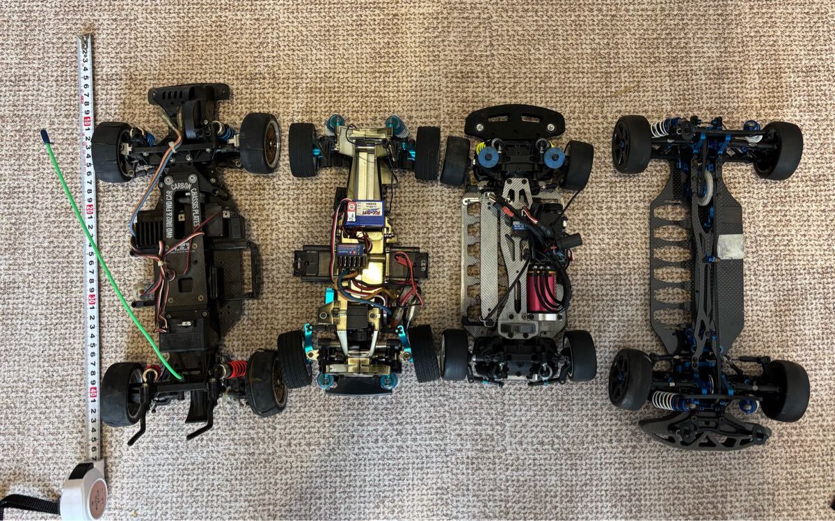 エンジンと電動 ラジコンカー 京商、タミヤ 部品取り用 ジャンク出品