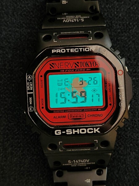 G-Shock メタル NERV DW-5600VT エヴァンゲリオン限定