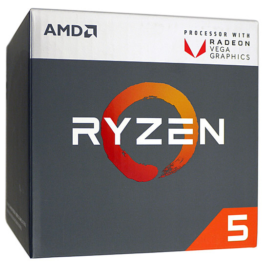 【中古】AMD Ryzen 5 3400G AMD Ryzen 5 3400G 3.7GHz 4 Core Wraith Spire Cooler