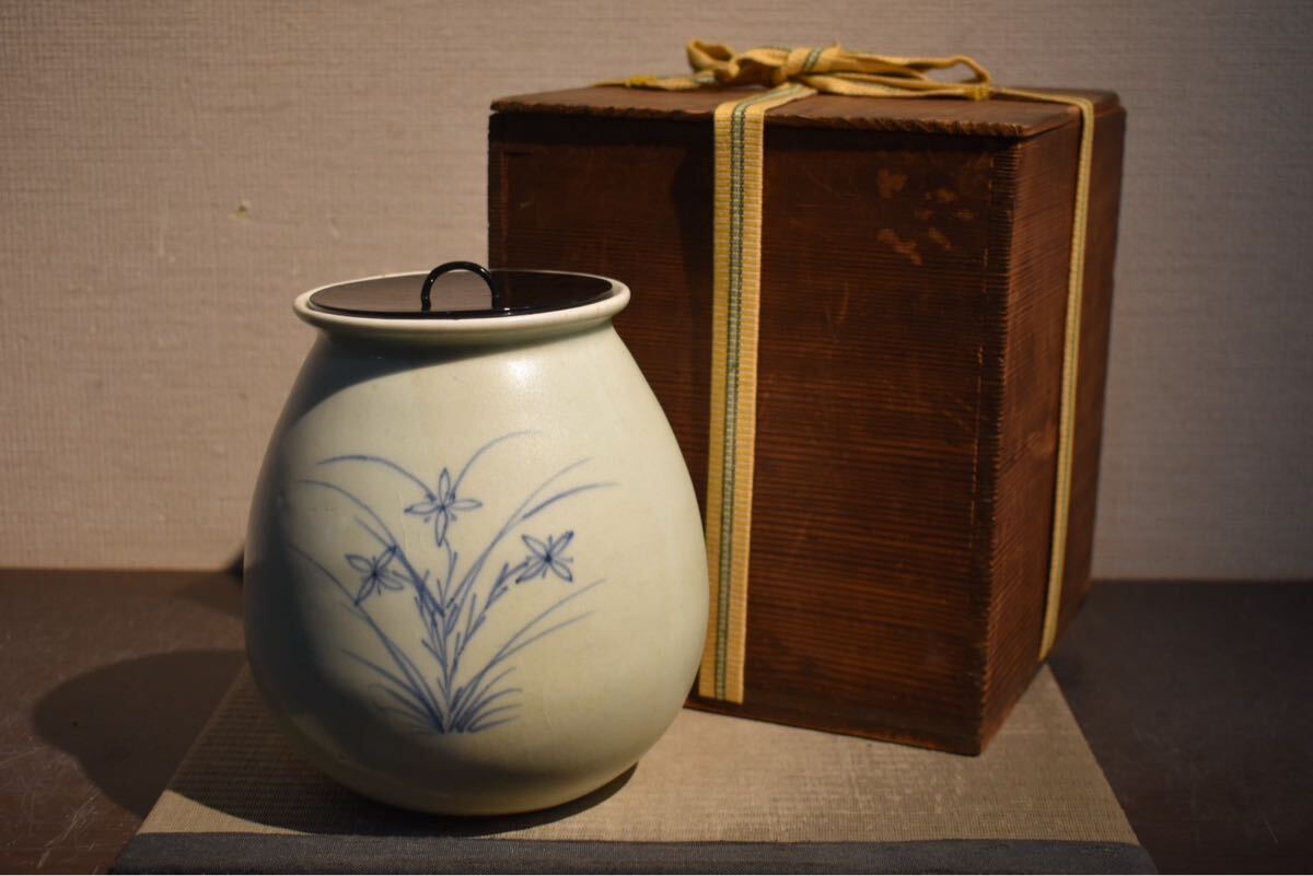 李朝 壺 古箱 箱書きあり 高麗 花瓶 骨董 茶道具