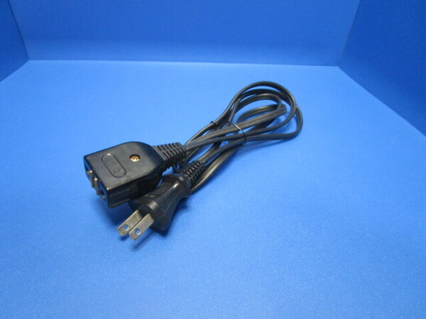 中古品 12A SOSHIN SHOJI 電気ポット用 250v マグネット付き電源 コード のみ 約1.3m ブラック