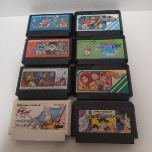 ファミリーコンピューター ソフト【 8本セットです。】ドラゴンクエスト 2、3、4、ファイナルファンタジー3、ワルキューレの冒険、他