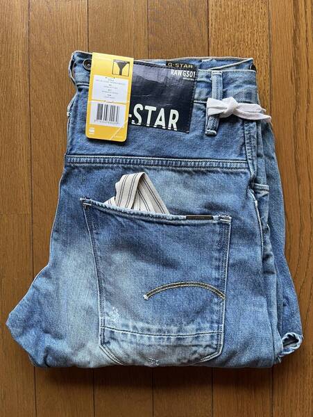 G STAR RAW ARC 3D LOOSE TAPERED BRACES light aged W32 L32 ジースターロウ 50708 4277 424