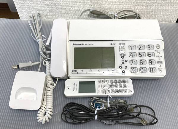 おたっくす パナソニック Panasonic KX-PZ620DL-W 電話機 子機1台付き ファックス FAX デジタルコードレス普通紙ファクス ホワイト
