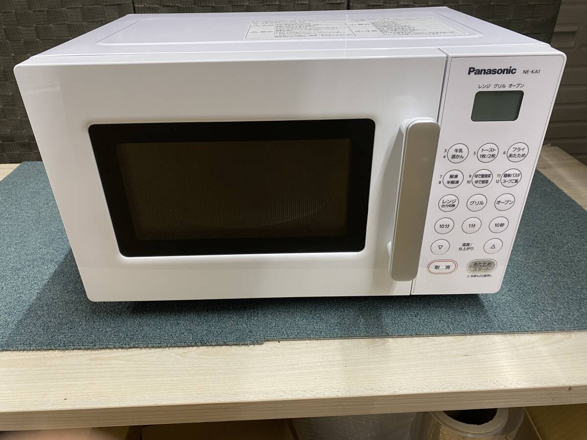 ●23年製 Panasonic NE-KA1-W オーブンレンジ 中古動作品⑧ Yahoo!オークション -「ne-ka1-w」の落札相場・落札価格