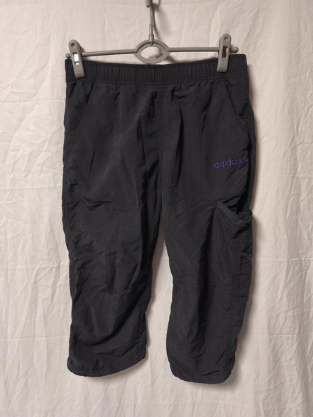 adidas ハーフパンツ 七分丈 短パン 黒 レディース M