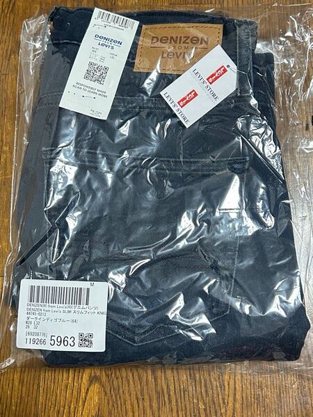 新品 リーバイス 216 デニゼン ジーンズ W28 L32 ストレッチ スリムフィット ダークインディゴブルー デニムパンツ ジーパン 送料無料 僅か