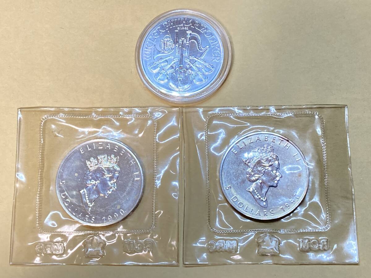 新品未使用 1オンス銀貨 4枚 まとめ売り その他