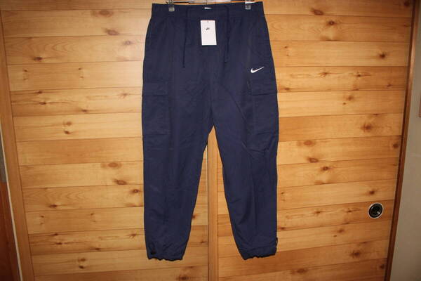 未使用 メンズUS/L 紺 NIKE ナイキ AIR PLAY PANT ウーブンパンツ カーゴパンツ HJ0829 送料無料即決