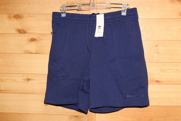 未使用アディダスadidas メンズO 紺 オリジナルス PW BASICS SHORT ショートパンツ H58287 スウェットハーフパンツ 送料無料即決