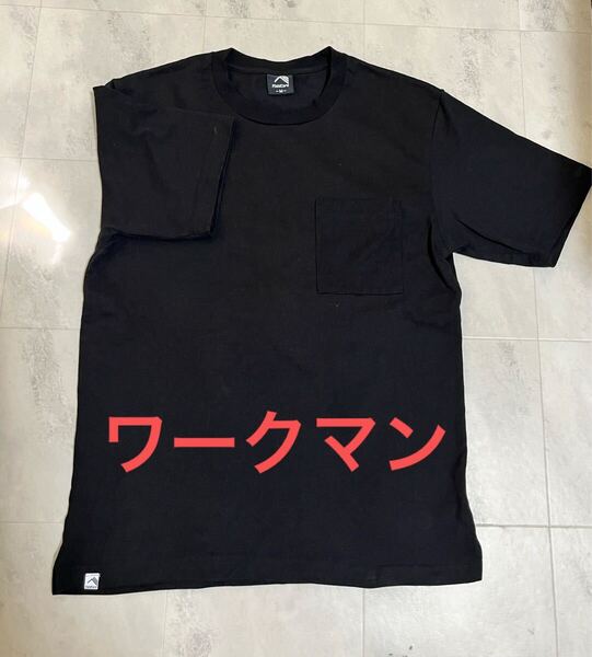ワークマン ヘビーウエイトコットン オーバーサイズ半袖Tシャツ 黒 ブラック メンズ Mサイズ