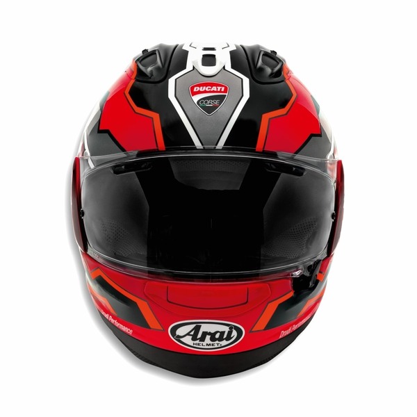 送料無料 ドゥカティ 純正 Ducati Corse V8 ヘルメット サイズM Arai製 RX7-X 正規品 Ducati Performance アライ フルフェイス 981091074