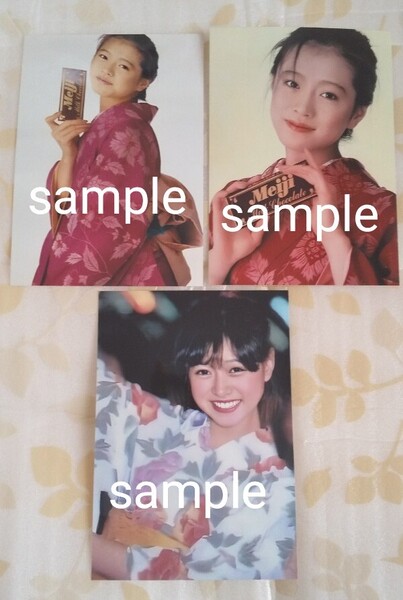 中森明菜 L判写真