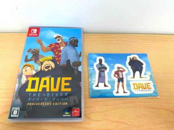中古 Switch版 デイブ・ザ・ダイバー ステッカー付 Anniversary Edition Dave The Diver