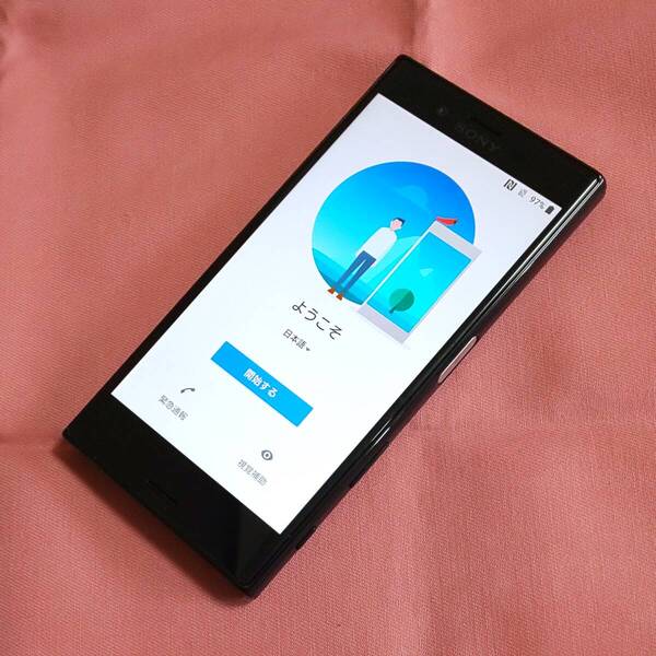 美品 SONY Xperia X Compact SO-02J 本体 ブラック 黒 Universe Black エクスペリア コンパクト 小型 SIMロック解除済 ドコモ