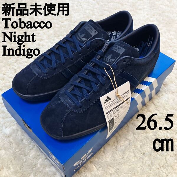 新品未使用 Tobacco Night Indigo 26.5 adidas Originals タバコ ナイトインディゴ アディダスオリジナルス 8 1/2 samba サンバ ネイビー