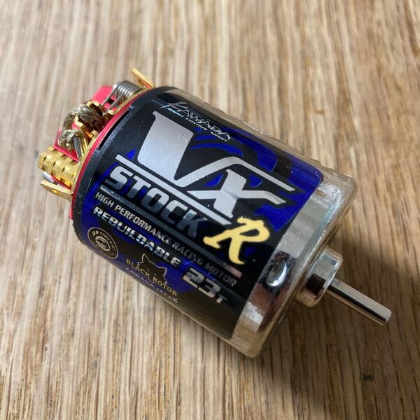 KAWADA VX STOCK R vintage motor 23T REBUILDABLE BLACK ROTOR 1/10 RC made in Japan カワダ ラジコン モーター 作動未確認 要調整