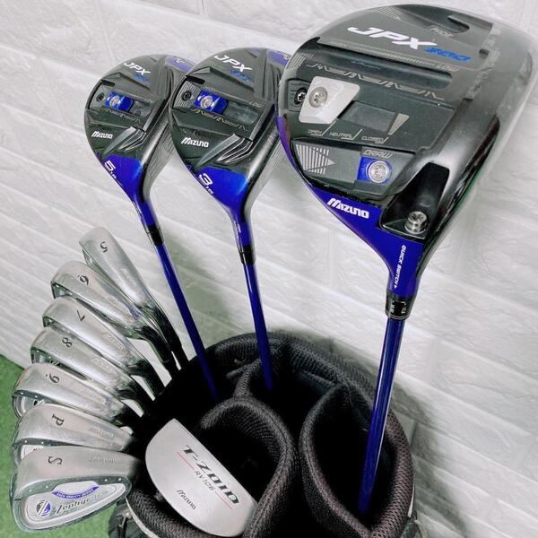 ゴルフクラブセット MIZUNO ミズノ JPX900 11本 キャディバッグ付き 男性 右利き カーボンシャフト フレックスSR 初心者
