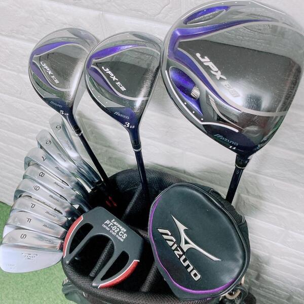 ゴルフクラブセット MIZUNO ミズノ JPX E3 12本 T-ZOID キャディバッグ付き 男性 右利き カーボンシャフト 初心者