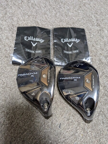 キャロウェイ パラダイム X ユーティリティ 4H 21度 & 5H 24度 Callaway PARADYM ハイブリッド ヘッドカバー無し 日本正規品 送料無料