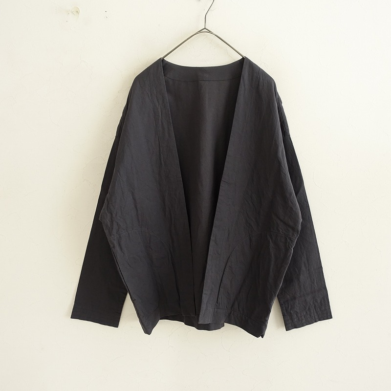 ARTS&SCIENCE リネンのカーディガン AMBIDEX Store △コットンリネン数字刺繍 クルーネック