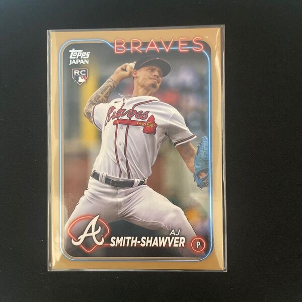 Topps JAPAN EDITION 2024 BRAVES AJ SMITH-SHAWVER GOLD 25枚限定 25シリ