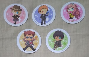 うたの☆プリンスさま♪ ペーパーコースター 5枚セット 非売品