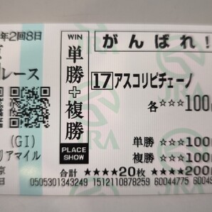 ヴィクトリアマイル2025アスコリピチェーノ現地がんばれ馬券 匿名発送