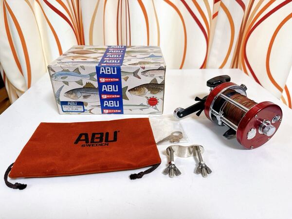 美品 ABU 7000 レッド エビスフィッシング アブ アンバサダー EF アブガルシア Ambassadeur garcia