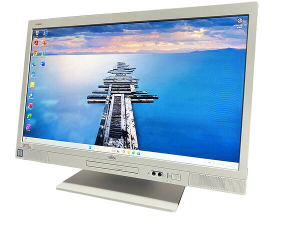 美品 第7世代 Core i5-7500T メモリ8GB◆新SSD480GB 23.8型 一体型PC Win11 Pro/Office2021Pro/WEBカメラ無し/FUJITSU K557/R