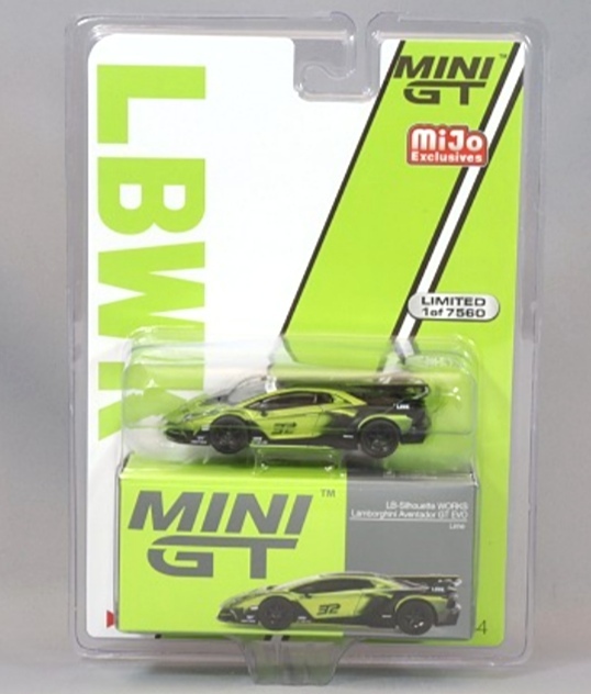 1/64 Fuelme アヴェンタドール LBWK GT EVO 緑#53 1/64 Lamborghini Aventador GT Evo LBWK by Fuelme resin model