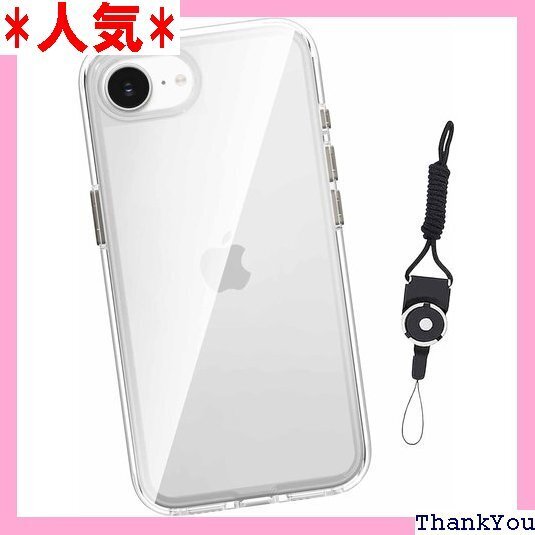 Nutmeg iPhone 16E ケース クリア カ 落下防止 耐衝撃 衝撃吸収ポ phone16e ケース 617