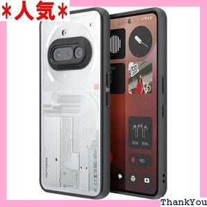 FINON Nothing Phone 3a ケース 可能モデル 耐衝撃 シンプル クリア バックパネルカラー 631
