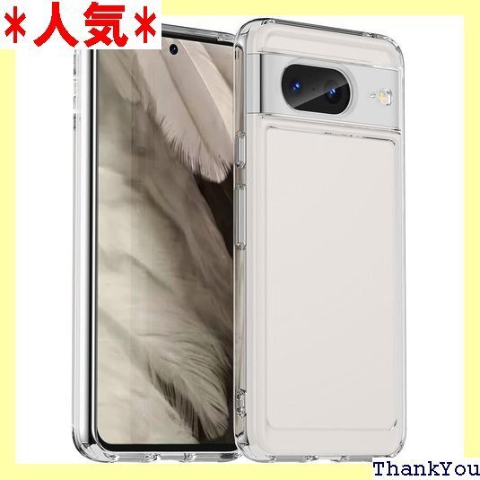 Google Pixel 8用 ケース クリア 耐衝撃 薄型 黄変防止 滑り防止 透明 16-Pixel8-01 401